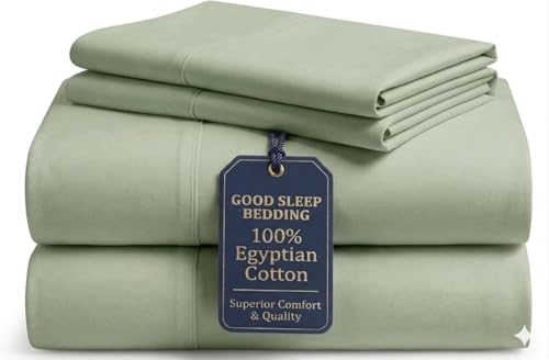Good Sleep Bedding 100% Egyptian Cotton Twin XL Sheet Sets,...