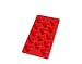 Produktbild Lékué Eiswürfelform Herzen für 14 Eiswürfel in rot, Natürliches Gummi, 22 x 11,4 x 2,6 cm