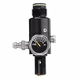 IORMAN Universal 4500PSI Paintball Air Tank Regulator & Valve Guage (5/8 Thread / 800PSI Output)