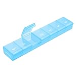 AUVON – AUVON Tablettenbox 7 Tage mit Müheloses Öffnungsdesign, BPA-