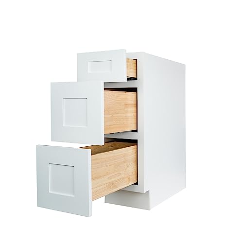 Hollywood Fabiani Design Drawer Base Kitchen Cabinet 15 in. W x 2...