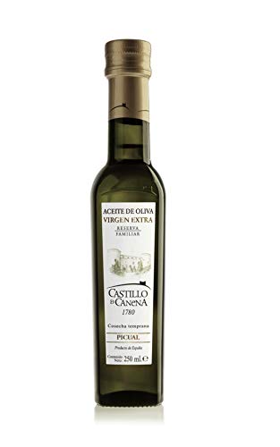 Castillo de Canena – Extra Virgin Olive Oil – Family Reserve – Picual Variety – Early Harvest – Cold Pressed – Herbaceous and Fruity Aromas – Gourmet EVOO – 250 ml Bottle
