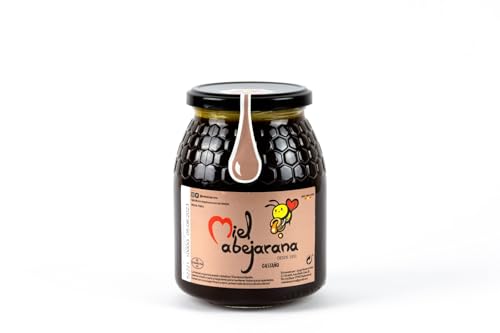 Miel Abejarana Miel de Castaño Natural, 1 kg, en envase de cristal