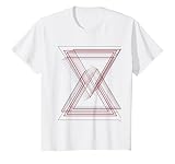 BILAWA00081 Enfant Avengers Infinity War Black Widow Lines T-Shirt