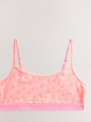 NEXT Mädchen Kurztops, 3er-Pack Pink/Purple 9 Jahre