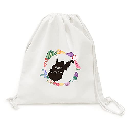 Cabas en tissu pliable Virginia USA pour le transport de fruits