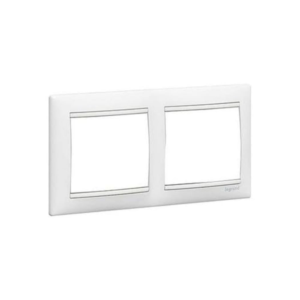 Legrand Valena 2 Element Frame - Horizontal White Electrical Switch Framework