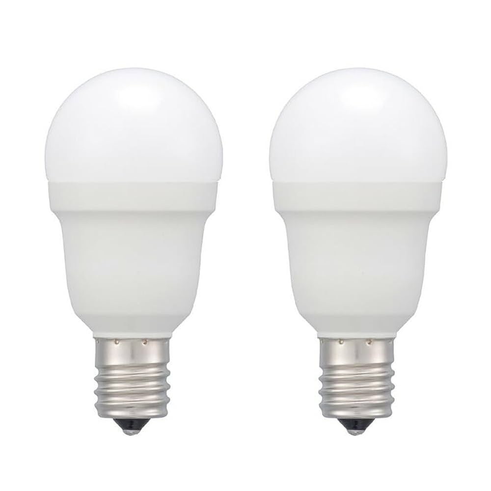 しそ 17口 LED電球小形 E17 60形相当 昼光色 2個入｜LDA6D-G-E17