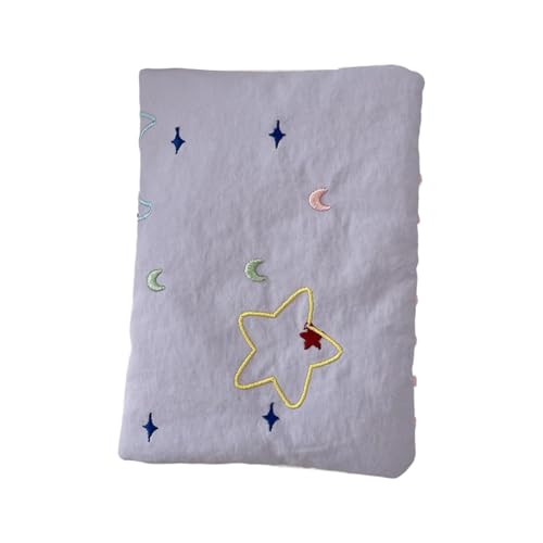 TEMOOUES 韓国スタイル パスポートホルダー 刺繍 旅行書類ケース レディース ポータブル チケットとカード収納 Orgaznier 日常使用 パスポートとカードホルダー, パープル, Mass Beauty