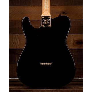 Fender Squier 40th Anniversary Telecaster Gold Edition LRL Black Guitarra Eléctrica - Les Beatles, Paul McCartney, John Lennon, RIngo Starr, George Harrison Fender Squier 40th Anniversary Telecaster Gold Edition LRL Black Guitarra Eléctrica – Image 2