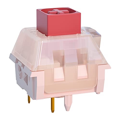 DRAOZA Kailhボックスプリンスイッチ RGB SMD 5ピンスイッチ 防水 MXメカニカルゲーミングキーボード対応 Cherry MXスイッチ(カイルプディング 108個)