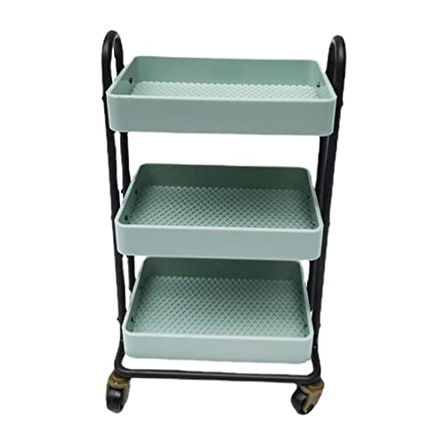 Sharplace 1/6 Chariot de de Maison de, Voiture de à 3, Meubles Miniatures pour Accessoire de Scène de Cuisi, Bleu