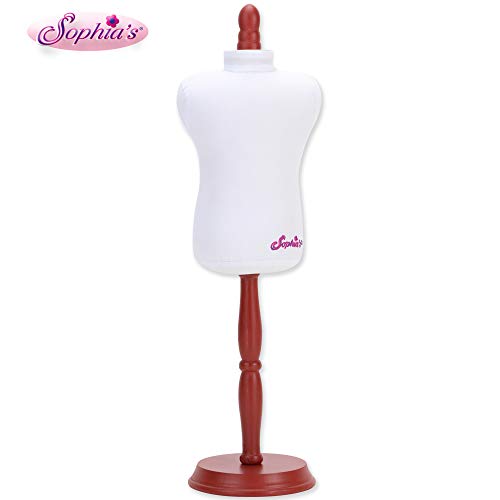 Sophia's Doll Dress Form of Foam & Muslin for Display or Sewing