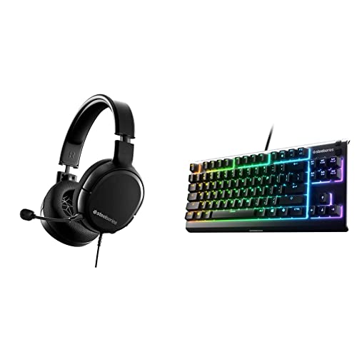 Image of SteelSeries Gaming Combo | Arctis 1 & Apex 3 TKL | Cutting-Edge Technology Specifically to Improve Gaming Performance