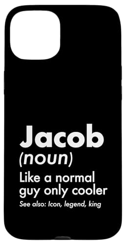Jacob Like A Normal Guy Only Cooler Legend King �t�@�[�X�g�l�[�� �X�}�z�P�[�X iPhone 15 Plus �p