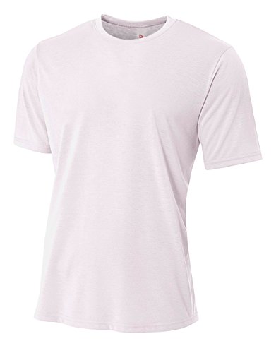 T-Shirt Spun Poly pour Homme A4 col rond classique en maille respirante