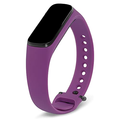 Image of Band Strap Belt with Buckle for Samsung Galaxy Fit E R375 Smart Band (Purple) (Note: Not Compatible to Any Other Models Except Samsung Fit E R375 Band) (Purple)