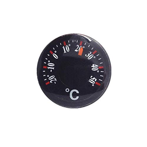 Mini Thermomètre Thermomètre Rond Thermomètre D'extérieur Thermomètre en Plastique, Thermomètre Portable de Camping en Plein Air Mini Ventouse Légère Petite Et Légère Fermez Le Capot Avant Cover