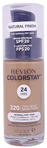 Revlon Colorstay SPF 20 Makeup Foundation for Normal/Dry Skin, True Beige, 1 Ounce