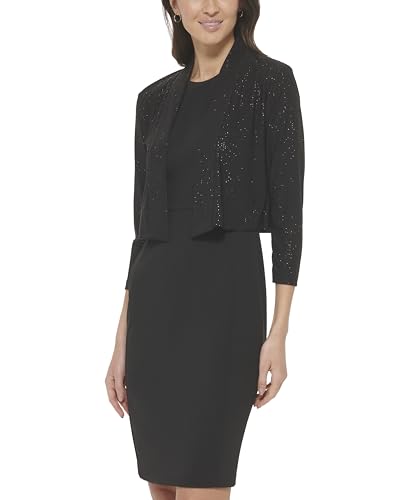 Calvin Klein Women's Long Sleeve Shimmer Shrug3