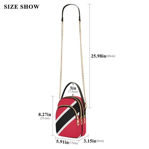 Image of Patriot Flag Cell Phone Purse Crossbody Handbag Durable Shoulder Bag Sturdy Travel Pouch