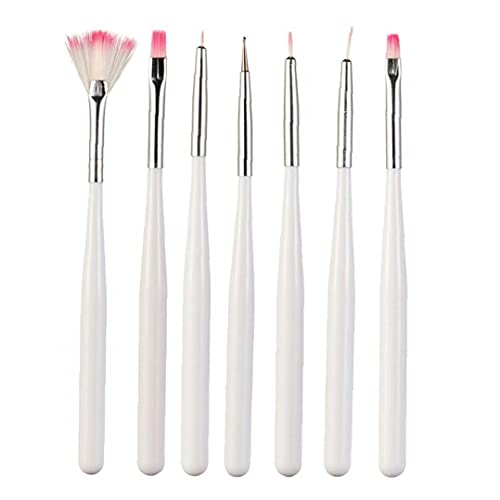 Ruluti 7 unids Fondant Pastel Pintura Pincel Decoración Pintura Polvo Promoción Ejecución Pastelería Pastel Decoración Penzo