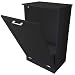 Seven Oaks Tilt Out Free Standing Kitchen Trash or Recycling Cabinet (Black)