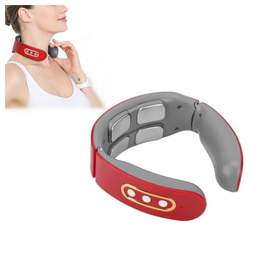 Masajeador de Cuello, Masajeador de Cuello de Pulso Electromagnético, 6 Modos, 9 Niveles, Dispositivo de Masaje Cervical para Aliviar el Dolor en Forma de U