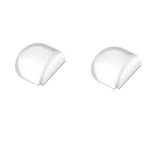 Lkfjnhepf 2Pcs Door Stop 1-4Pcs Transparent Door Stopper Self Adhesive Stop For Protection Of Wall(2Pcs)