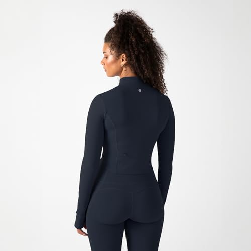 Image of YITTY Active Women's Ultraluxe Full Zip Jacket, Athleisure, 4-Way-Stretch, Thumbholes