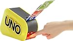 Mattel Games UNO Attack Mega Hit Card Game with Random-Action Launcher with Lights & Sounds & 112 Cards, Kid, Teen & Adult Game Night Ages 7 Years & Older | With Card Launcher Featuring Lights & Sounds & Special Mega Hit Rule for Kids, Teens & Family