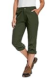 Women's Hiking Pants Water-Resistant Quick Dry UPF 50 Travel Camping Work Pants,6061 Army Green...