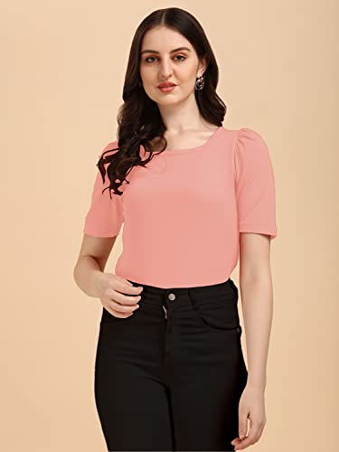 Image of Wedani Women's Solid Regular Fit Blouse