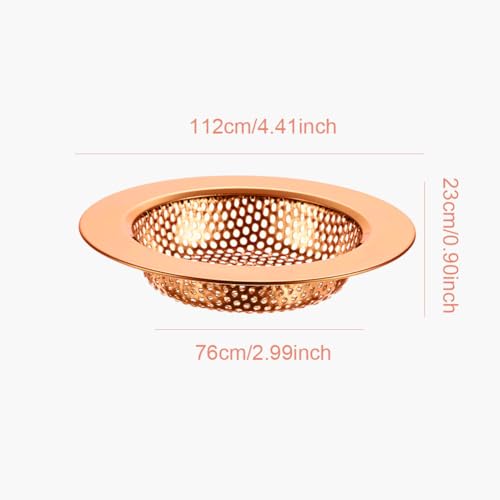 2 piezas colador para fregadero de acero inoxidable miniatura 6