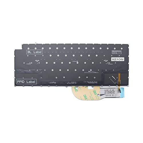 Teclado Dell XPS 9500 con luz para solucionar teclas rotas 2