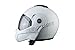 BHR Casco Modulare Moto 807 REVERSE | Casco Moto Integrale Omologato ECE con funzione Flip-Up 180° | Casco Moto Modulare Uomo & Donna con Sgancio Micrometrico | BIANCO | XL