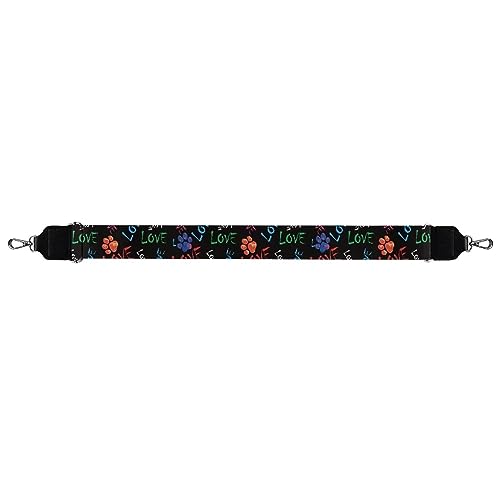 Image of Adjustable Purse Strap Replacement, Wide Shoulder Canvas Bag Strap, Crossbody Handbag Strap