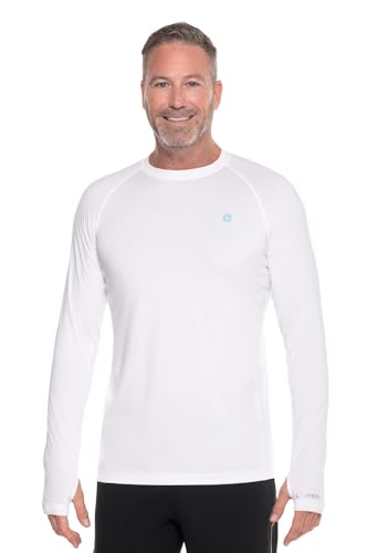 Coolibar UPF 50+ Mens Agility Long Sleeve Performance T-Shirt - Sun Protective