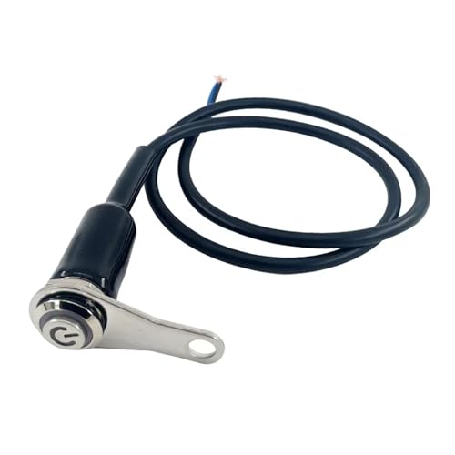 Interruptor LED para motocicleta manillar botón pulsador faros antiniebla