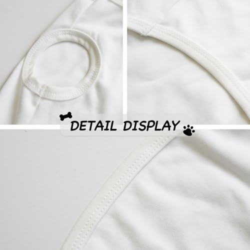 Hérisson Mignon et Champignon,T-Shirt sans Manches en Coton pour Animaux de Compagnie, Gilet Respirant, Extensible et Doux,L – vue 7