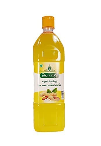 Alaiyathi Wood Pressed Groundnut Oil -1Litre | 100% Pure and Traditional Wood Pressed Oil | Marachekku Oil | Peanut Oil | Cooking Oil | Best Deep Fry Oil (B09HTJP71B) Amazon Price History, Amazon Price Tracker