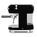 Smeg Manual Espresso Machine with Steam Wand, 15 Bars of Pressure, Stainless Steel Porta Filter, Passive Cup Warmer, User Friendly Controls, and Measuring Scoop Tamper Made in Italy (Black)