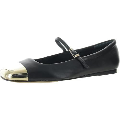 Dolce Vita Womens, Reyes Toe Cap, Black Leather, 8.52