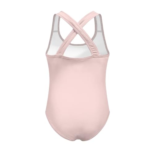 Image of Girls Swimsuit Criss Cross Back 1-Piece Summer Beach Swiwmear