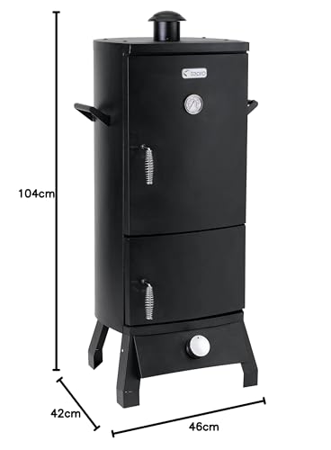 tepro Gasgrill Gas-Räucherofen Lockport, 1-Brenner max. 3,5 kW42 x 46 x 104 cm