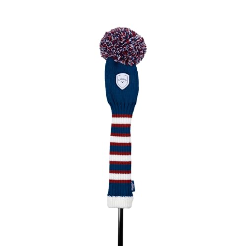 Callaway Copritesta per mazze da golf con pompon 2025, Fairway, Deep Sea, Blu Navy
