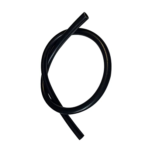 Kdp Reinforced Silicone Heater Hose, Vacuum Line 5/8" Id X 5 Feet Per Roll 4Mm Thick High Performance Black Max Temperature Rating 350F Burst Pressure 300Psi 0.625" 16Mm 1.5M #TOP4