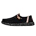 HEYDUDE - Wendy Washed Canvas Damen - Slip on Flache Schuhe - Mokassin Stil, Black, 38 EU HEYDUDE günstig Kaufen-HEYDUDE - Wendy Washed Canvas Damen - Slip on Flache Schuhe - Mokassin Stil, Black, 38 EU