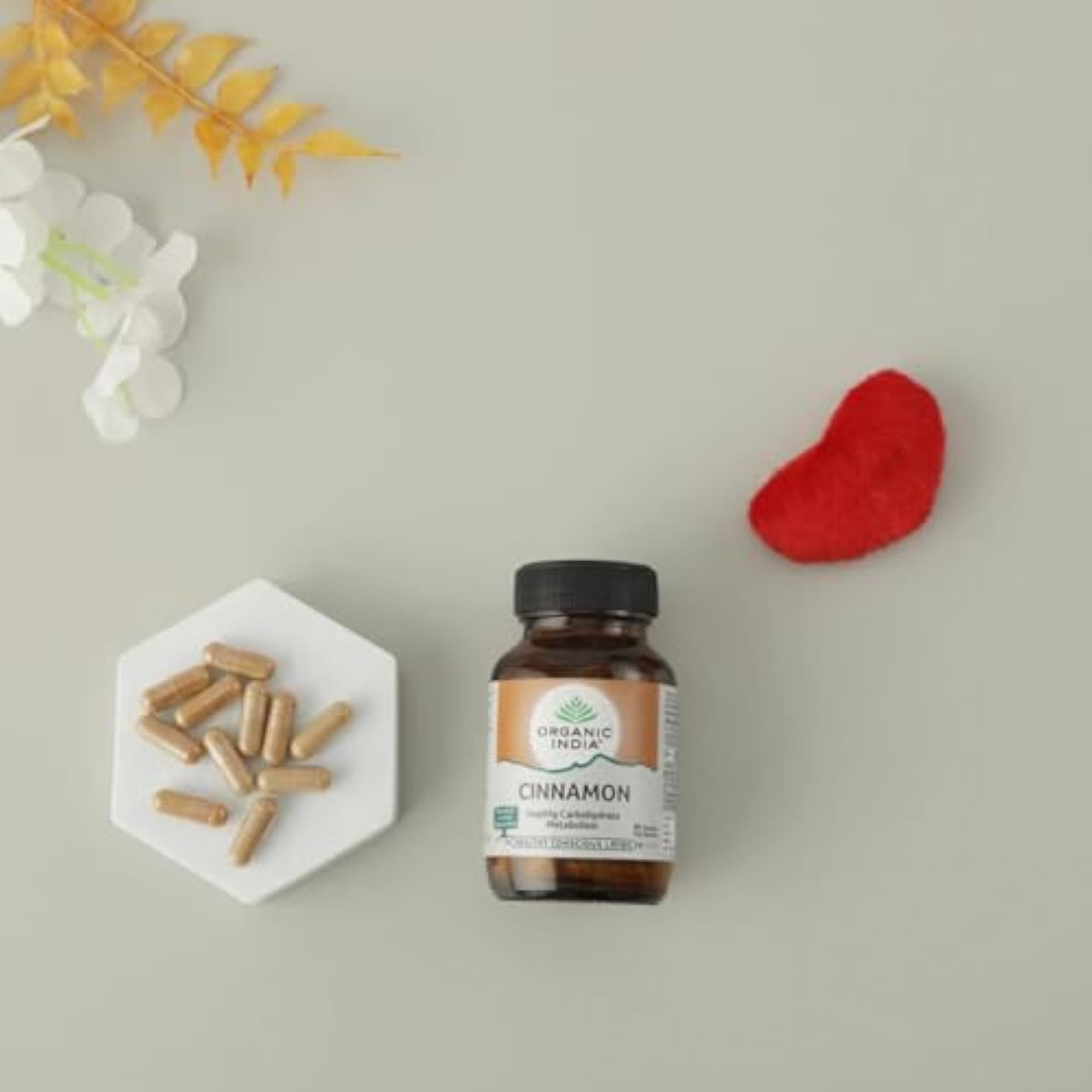 A TATA Product - Organic Cinnamon - 60 Veg Capsules