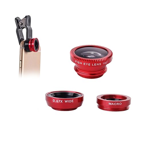 COLLBATH 2 Sets 3 1 Macro Lens Camera Lens Universal Phone Lens Telephoto Lens for Smartphone